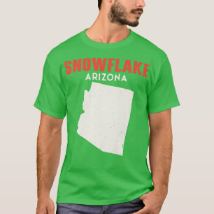 Snowflake Arizona USA State America Travel Arizoni T-Shirt