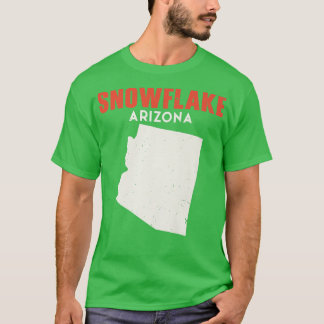 Snowflake Arizona USA State America Travel Arizoni T-Shirt