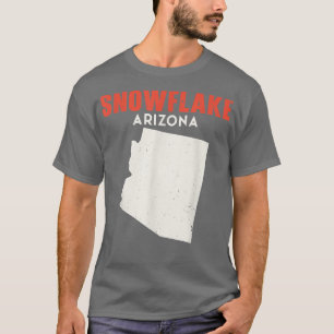Snowflake Arizona USA State America Travel Arizoni T-Shirt