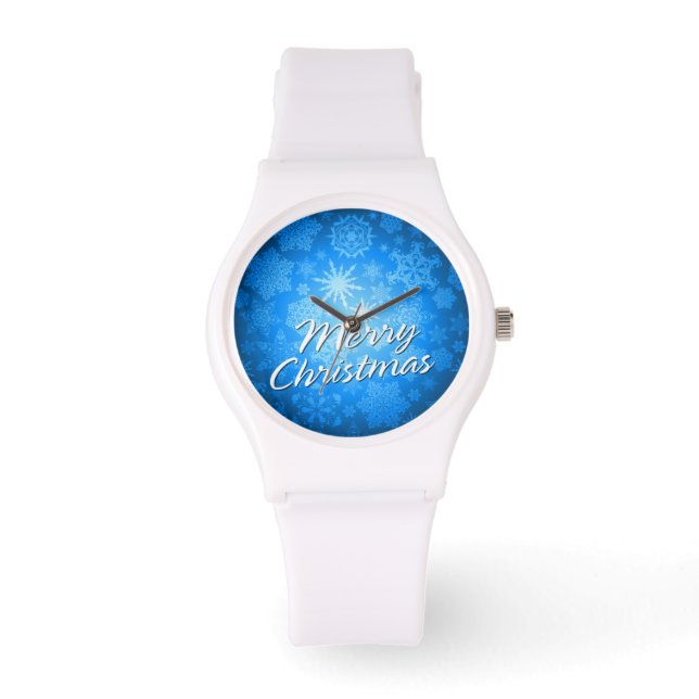 Snowflake Art 10 Watch & Numeral Options (Front)
