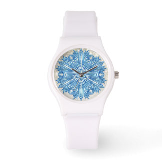 Snowflake Art 11 Watch & Numeral Options