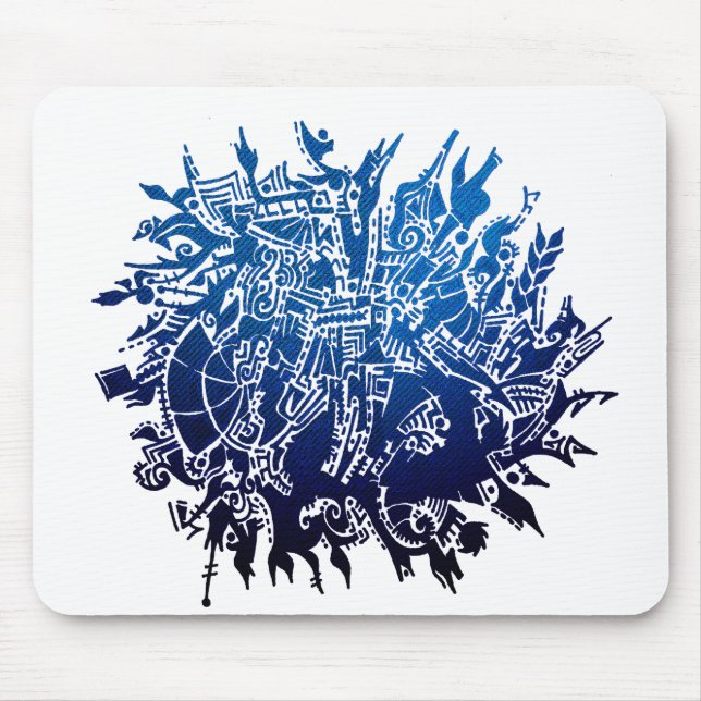 Snowflake B3 Mouse Pad (Front)