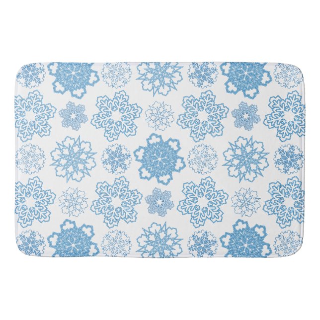 Snowflake Bath Mat (Front)