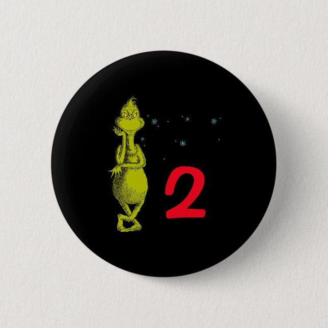 Snowflake Birthday Baby  6 Cm Round Badge (Front)