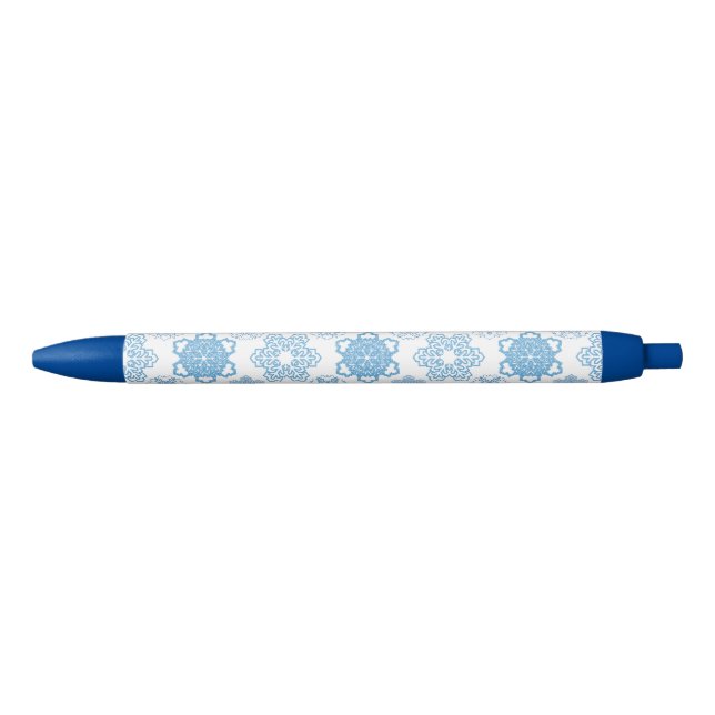 Snowflake Black Ink Pen (Front)
