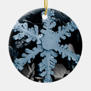 Snowflake Ceramic Tree Decoration