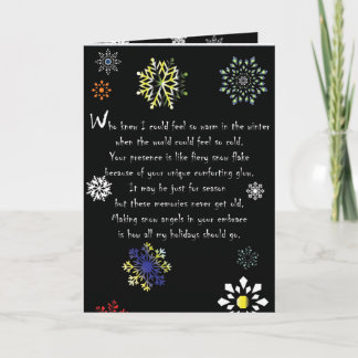 Snowflake Christmas Card