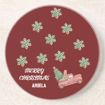 Snowflake Christmas Coasters