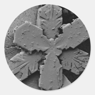 Snowflake Classic Round Sticker