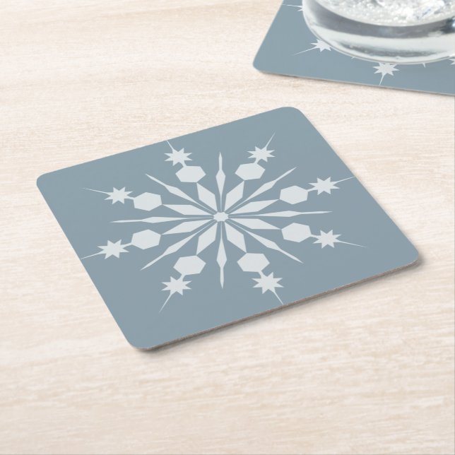 Snowflake coasters (Angled)