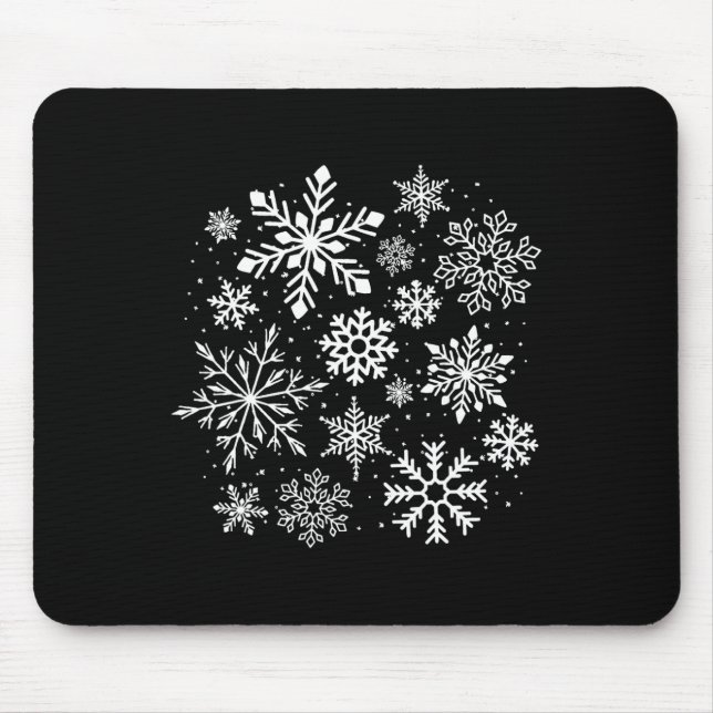 Snowflake Costume Winter Christmas Matching 1  Mouse Pad (Front)