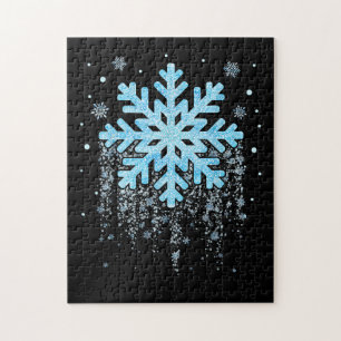 Snowflake Costume Winter Christmas Matching Jigsaw Puzzle