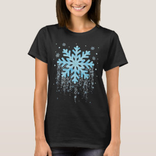 Snowflake Costume Winter Christmas Matching Mens W T-Shirt