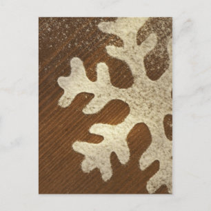 Snowflake Design Postcard