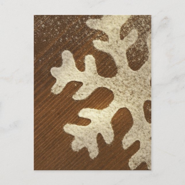 Snowflake Design Postcard (Front)