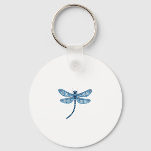 Snowflake Dragonfly Spirit Key Ring
