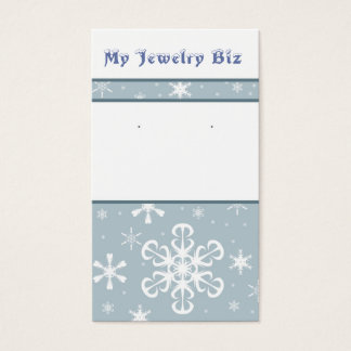 Snowflake Earring Cards