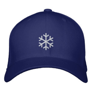 Snowflake Embroidered Hat
