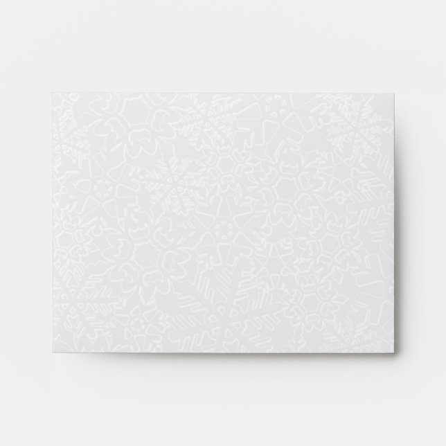Snowflake Envelope (A2-Note) (Front)