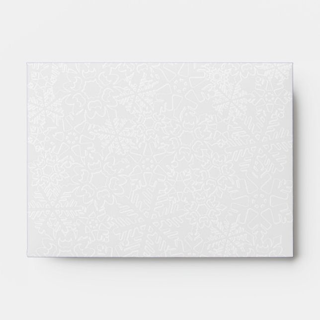 Snowflake Envelope-A6 Envelopes (Front)