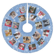 Snowflake Family Photo Collage  Christmas