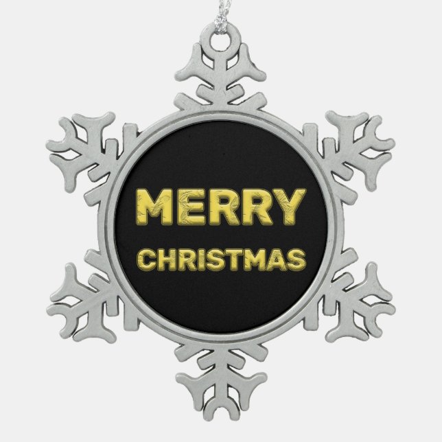 Snowflake Framed Ornament (Front)