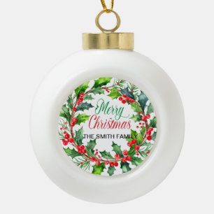 Snowflake Framed Ornament