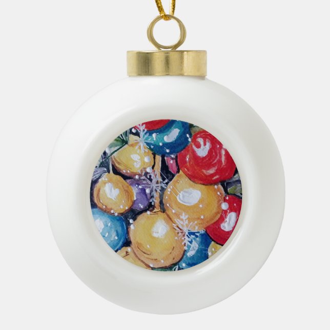 Snowflake Framed Ornament (Front)