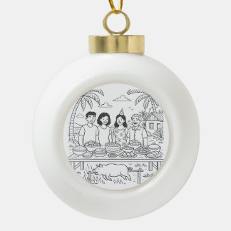 Snowflake Framed Ornament