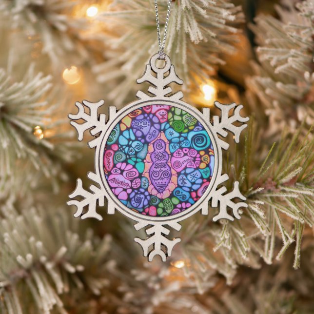 Snowflake Framed Ornament (Tree)