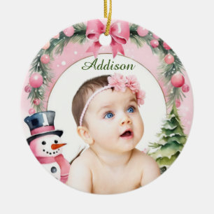 Snowflake Framed Ornament - Personalised