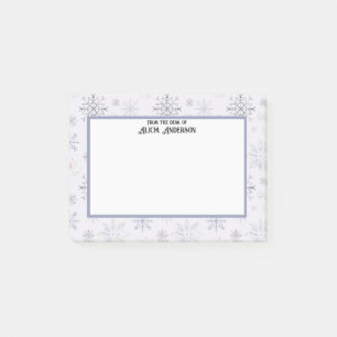 Snowflake Fun Watercolor From The Desk Of Sticky Post-it Notes