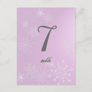 Snowflake Gems/ Table Card