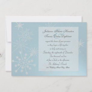 Snowflake Gems/ Wedding Invitation