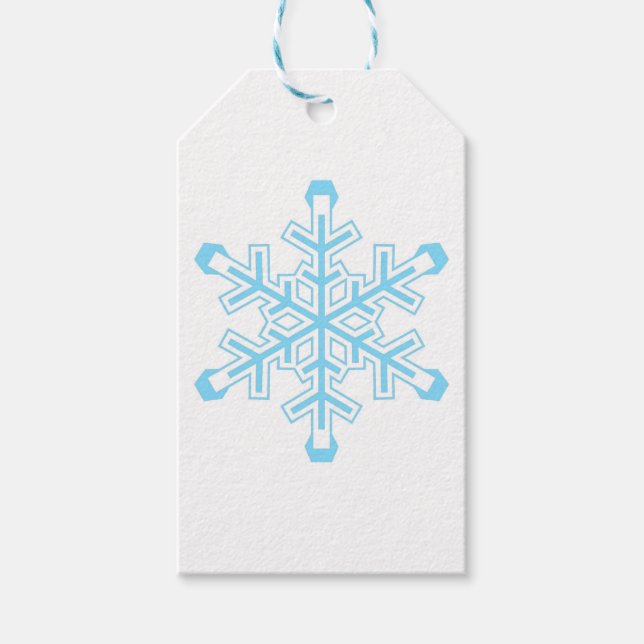 Snowflake Gift Tags (Front)
