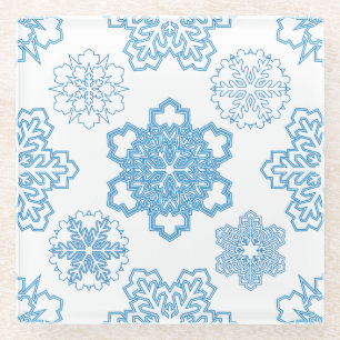 Snowflake Glass Coaster