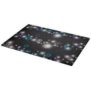 Snowflake Glow Cutting Board