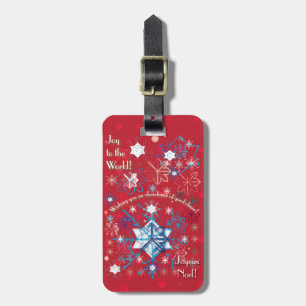 Snowflake Greetings I Luggage Tag