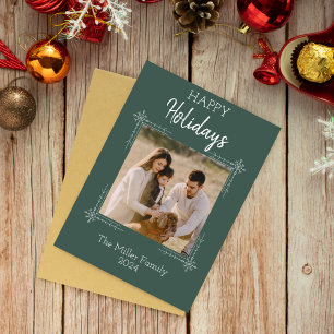 Snowflake Holiday Card 