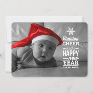 snowflake holiday card