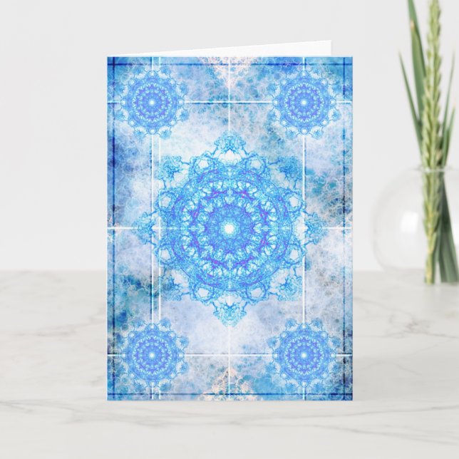 Snowflake Holiday Card (Front)