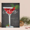 Snowflake Holiday Cocktail Party Invitation
