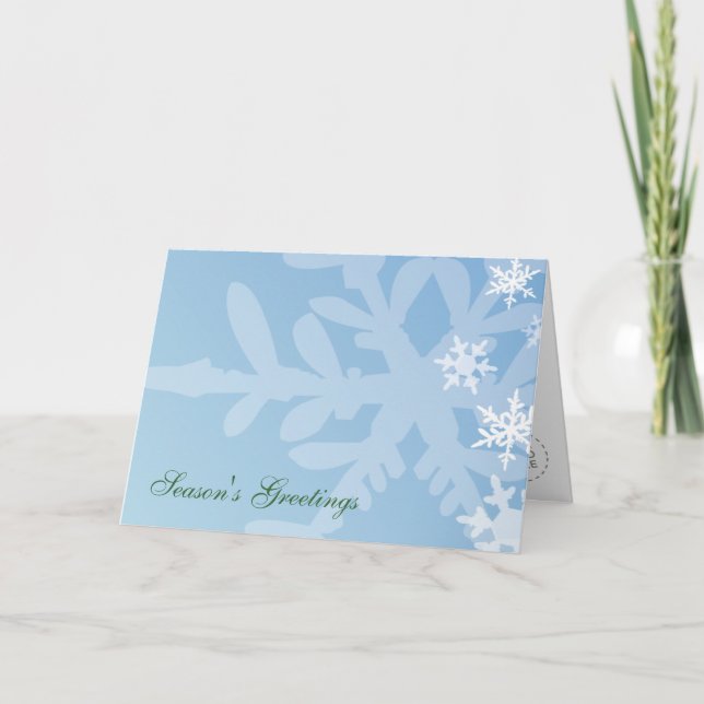Snowflake Holiday Template (Front)