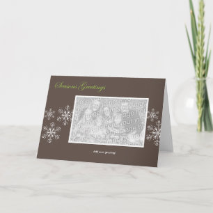 Snowflake Holiday Template