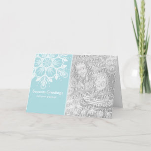 Snowflake Holiday Template