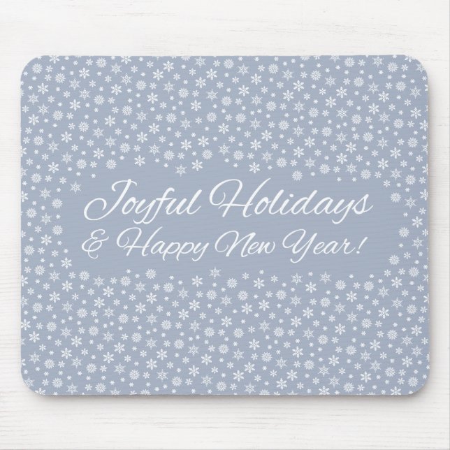 Snowflake Holidays mousepad (Front)