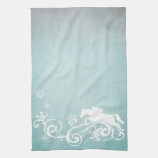 Snowflake Horse Holiday Christmas Tea Towel
