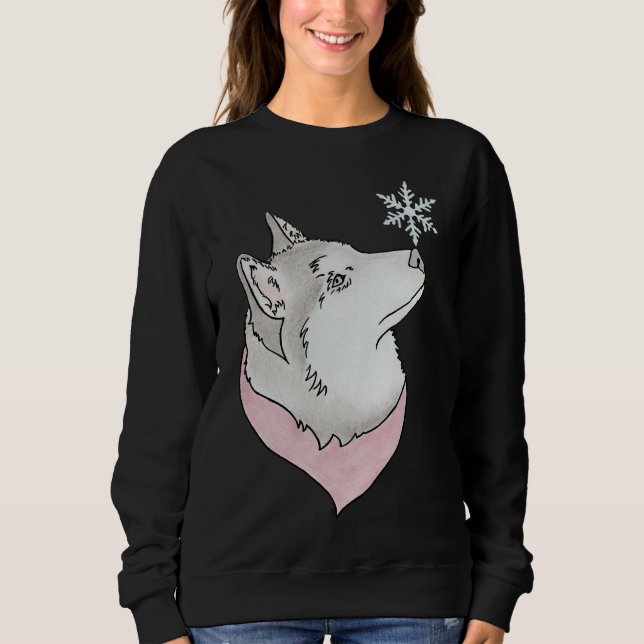 Snowflake Husky Sweatshirt (Front)