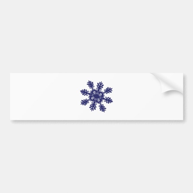 Snowflake II Bumper Sticker (Front)
