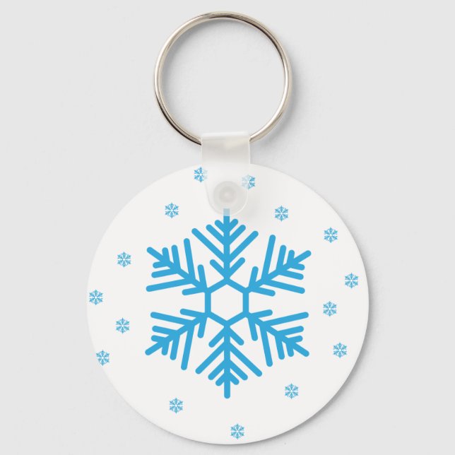 Snowflake Key Ring (Front)